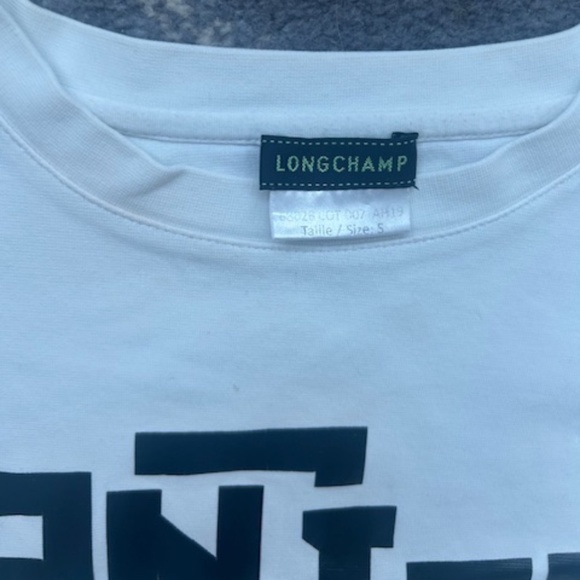 LONGCHAMP T-shirt, Sz S - Picture 4 of 6